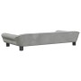 Hundebett aus hellgrauem Samt 100x50x21 cm von vidaXL, Betten für Hunde - Ref: Foro24-172006, Preis: 105,39 €, Rabatt: %