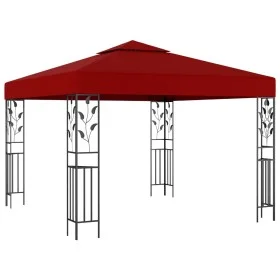 Rotweinpavillon 3x3 m von vidaXL, Zelte und Pavillons - Ref: Foro24-47947, Preis: 223,27 €, Rabatt: %