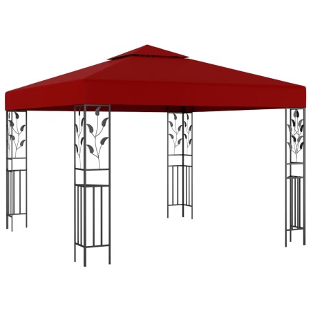 Cenador color vino tinto 3x3 m de vidaXL, Carpas y cenadores - Ref: Foro24-47947, Precio: 238,21 €, Descuento: %