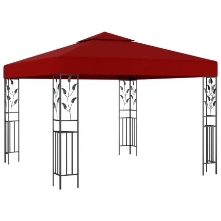 Red wine gazebo 3x3 m by vidaXL, Tents and gazebos - Ref: Foro24-47947, Price: 223,27 €, Discount: %