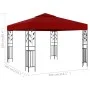 Red wine gazebo 3x3 m by vidaXL, Tents and gazebos - Ref: Foro24-47947, Price: 223,27 €, Discount: %