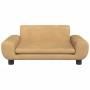 Brown velvet dog bed 70x45x33 cm by vidaXL, Beds for dogs - Ref: Foro24-171993, Price: 81,51 €, Discount: %