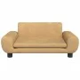 Hundebett aus braunem Samt, 70 x 45 x 33 cm von vidaXL, Betten für Hunde - Ref: Foro24-171993, Preis: 80,16 €, Rabatt: %