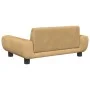 Hundebett aus braunem Samt, 70 x 45 x 33 cm von vidaXL, Betten für Hunde - Ref: Foro24-171993, Preis: 80,16 €, Rabatt: %
