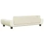 Cremefarbenes Hundebett aus Samt, 100 x 54 x 33 cm von vidaXL, Betten für Hunde - Ref: Foro24-171987, Preis: 104,46 €, Rabatt: %