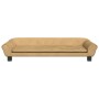 Hundebett aus braunem Samt 100x50x21 cm von vidaXL, Betten für Hunde - Ref: Foro24-172010, Preis: 105,58 €, Rabatt: %