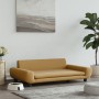 Hundebett aus braunem Samt, 100 x 54 x 33 cm von vidaXL, Betten für Hunde - Ref: Foro24-171986, Preis: 106,17 €, Rabatt: %