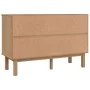 OTTA Kommode aus massivem Kiefernholz braun und grau 111x43x73,5 cm von vidaXL, Schubladen - Ref: Foro24-348586, Preis: 173,1...