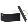 Bamboo storage boxes 4 units black by vidaXL, Storage baskets - Ref: Foro24-320769, Price: 45,36 €, Discount: %