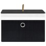 Cajas de almacenamiento de bambú 4 unidades negro de vidaXL, Cestas para almacenaje - Ref: Foro24-320769, Precio: 46,21 €, De...