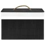 Bamboo storage boxes 4 units black by vidaXL, Storage baskets - Ref: Foro24-320769, Price: 45,36 €, Discount: %
