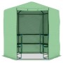 Gewächshaus mit Stahlregalen 227x223 cm von vidaXL, Gewächshäuser - Ref: Foro24-48166, Preis: 159,65 €, Rabatt: %