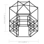 Gewächshaus mit Stahlregalen 227x223 cm von vidaXL, Gewächshäuser - Ref: Foro24-48166, Preis: 156,63 €, Rabatt: %