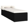 Sonnenliege mit Verdeck und cremefarbenem synthetischem Rattankissen von vidaXL, Liegen - Ref: Foro24-46246, Preis: 167,62 €,...