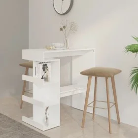 Bartisch Ablageregal Sperrholz weiß 100x50x101,5cm von vidaXL, Küchen- und Esstische - Ref: Foro24-809449, Preis: 97,28 €, Ra...