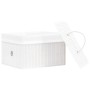 Bamboo storage boxes 4 units white by vidaXL, Storage baskets - Ref: Foro24-320766, Price: 54,29 €, Discount: %