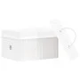 Cajas de almacenamiento de bambú 4 unidades blanco de vidaXL, Cestas para almacenaje - Ref: Foro24-320766, Precio: 51,63 €, D...