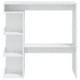 Bartisch Ablageregal Sperrholz weiß 100x50x101,5cm von vidaXL, Küchen- und Esstische - Ref: Foro24-809449, Preis: 97,28 €, Ra...