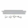 Weißes Partyzelt 3x9 m von vidaXL, Zelte und Pavillons - Ref: Foro24-90338, Preis: 148,07 €, Rabatt: %