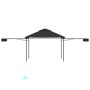 Gazebo with double extendable roof anthracite 3x3x2.75m 180g/m² by vidaXL, Tents and gazebos - Ref: Foro24-48004, Price: 247,...