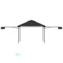 Gazebo with double extendable roof anthracite 3x3x2.75m 180g/m² by vidaXL, Tents and gazebos - Ref: Foro24-48004, Price: 244,...