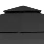 Gazebo with double extendable roof anthracite 3x3x2.75m 180g/m² by vidaXL, Tents and gazebos - Ref: Foro24-48004, Price: 244,...