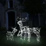 Weihnachts-Rentierbeleuchtung 229 LEDs 3 Stück von vidaXL, Weihnachtsbeleuchtung - Ref: Foro24-51011, Preis: 88,84 €, Rabatt: %