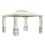 Gazebo with cream nets 300x300x265 cm by vidaXL, Tents and gazebos - Ref: Foro24-48595, Price: 368,89 €, Discount: %