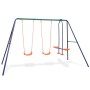 Schaukelset mit 4 orangefarbenen Sitzen von vidaXL, Schaukeln und Spielgeräte - Ref: Foro24-91358, Preis: 174,95 €, Rabatt: %