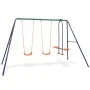 Swing set with 4 orange seats by vidaXL, Swings and play structures - Ref: Foro24-91358, Price: 171,36 €, Discount: %