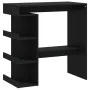 Black plywood storage shelf bar table 100x50x101.5 cm by vidaXL, Kitchen and dining tables - Ref: Foro24-809450, Price: 88,11...