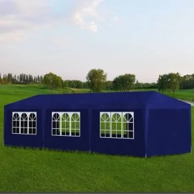 Blaues Festzelt 3x9 m von vidaXL, Zelte und Pavillons - Ref: Foro24-90339, Preis: 148,44 €, Rabatt: %
