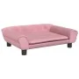 Cama para perros de terciopelo rosa 70x48x22 cm de vidaXL, Camas para perros - Ref: Foro24-172015, Precio: 71,41 €, Descuento: %