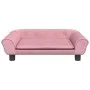 Cama para perros de terciopelo rosa 70x48x22 cm de vidaXL, Camas para perros - Ref: Foro24-172015, Precio: 71,41 €, Descuento: %