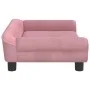 Cama para perros de terciopelo rosa 70x48x22 cm de vidaXL, Camas para perros - Ref: Foro24-172015, Precio: 71,41 €, Descuento: %