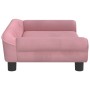 Hundebett aus rosa Samt, 70 x 48 x 22 cm von vidaXL, Betten für Hunde - Ref: Foro24-172015, Preis: 72,55 €, Rabatt: %