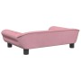 Hundebett aus rosa Samt, 70 x 48 x 22 cm von vidaXL, Betten für Hunde - Ref: Foro24-172015, Preis: 72,55 €, Rabatt: %