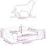 Cama para perros de terciopelo rosa 70x48x22 cm de vidaXL, Camas para perros - Ref: Foro24-172015, Precio: 71,41 €, Descuento: %