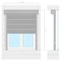 White aluminum blind 140x150 cm by vidaXL, Shutters - Ref: Foro24-144974, Price: 258,29 €, Discount: %