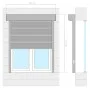 White aluminum blind 140x150 cm by vidaXL, Shutters - Ref: Foro24-144974, Price: 258,29 €, Discount: %