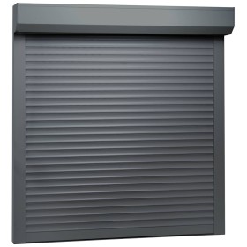 Anthrazitgraues Aluminiumrollo 100x100 cm von vidaXL, Fensterläden - Ref: Foro24-144978, Preis: 225,07 €, Rabatt: %