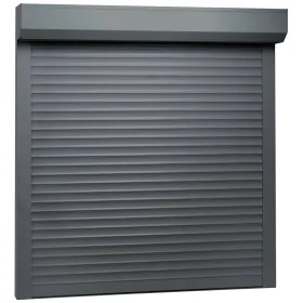 Anthrazitgraues Aluminiumrollo 100x100 cm von vidaXL, Fensterläden - Ref: Foro24-144978, Preis: 201,19 €, Rabatt: %