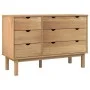OTTA chest of drawers solid pine wood 111x43x73.5 cm by vidaXL, Drawers - Ref: Foro24-348585, Price: 207,10 €, Discount: %