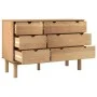 OTTA chest of drawers solid pine wood 111x43x73.5 cm by vidaXL, Drawers - Ref: Foro24-348585, Price: 207,10 €, Discount: %