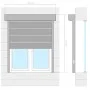 White aluminum blind 100x130 cm by vidaXL, Shutters - Ref: Foro24-144968, Price: 218,89 €, Discount: %