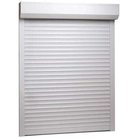 Weißes Aluminiumrollo 120x150 cm von vidaXL, Fensterläden - Ref: Foro24-144972, Preis: 256,88 €, Rabatt: %