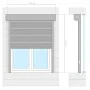 Weißes Aluminiumrollo 120x150 cm von vidaXL, Fensterläden - Ref: Foro24-144972, Preis: 248,93 €, Rabatt: %