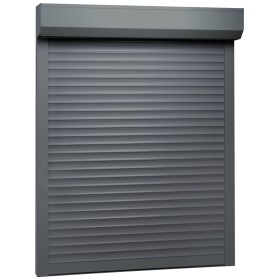 Anthrazitgraues Aluminiumrollo 130x140 cm von vidaXL, Fensterläden - Ref: Foro24-144985, Preis: 243,73 €, Rabatt: %