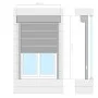 Anthrazitgraues Aluminium-Rollo 100x210 cm von vidaXL, Fensterläden - Ref: Foro24-144981, Preis: 315,47 €, Rabatt: %