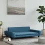 Cama para perros de terciopelo azul 100x54x33 cm de vidaXL, Camas para perros - Ref: Foro24-171981, Precio: 104,53 €, Descuen...